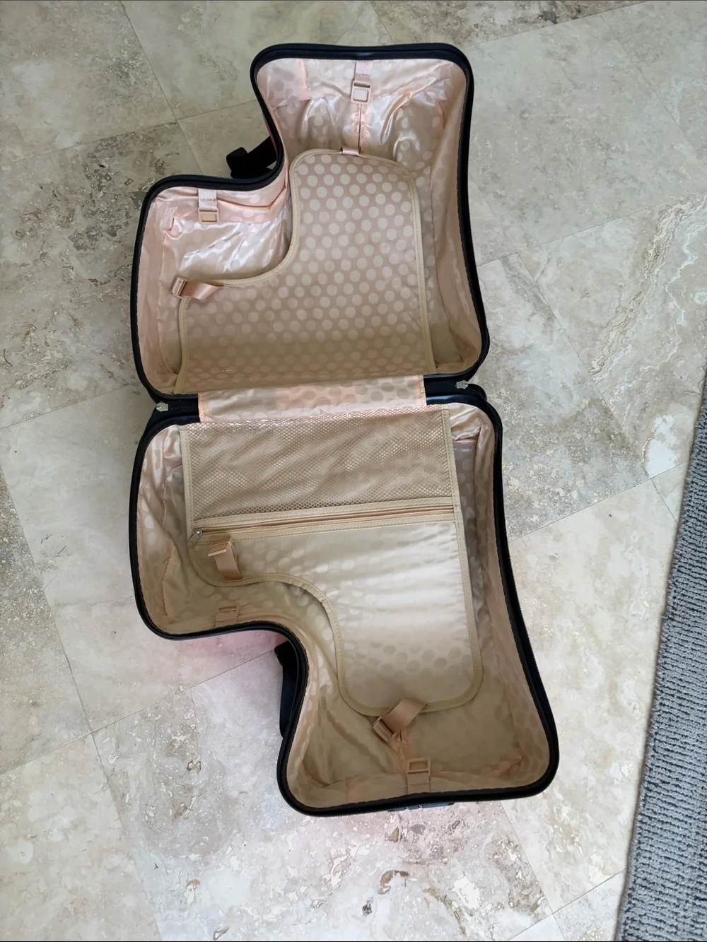 Kids Pink Rolling Scooter-Style Luggage